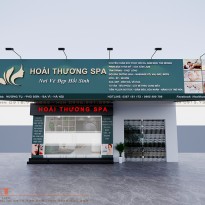 Ý tưởng thiết kế spa Hoài Thương hiện đại, sang trọng